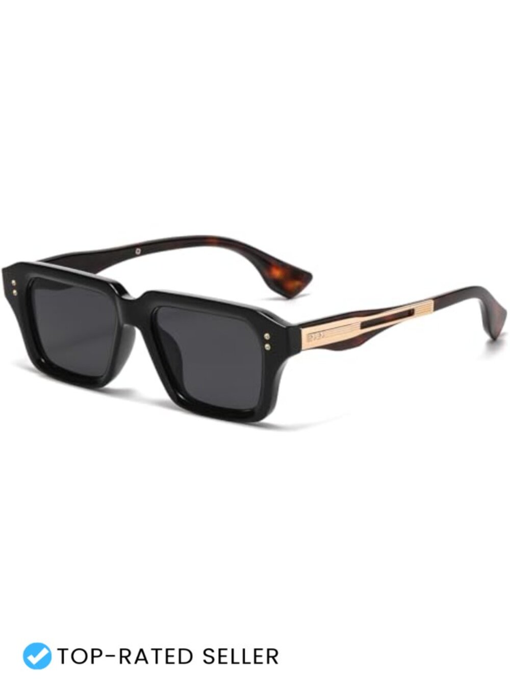 Rectangle Sunglasses UV400 Protection Retro Square Frame Unisex Shades